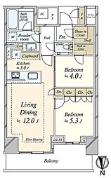 ベイズタワー＆ガーデン 1301