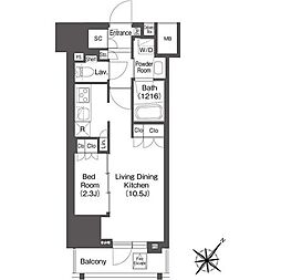 レフィールオーブ代々木 1202