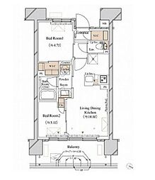 ブランシエスタ新丸子リバーフロント 604