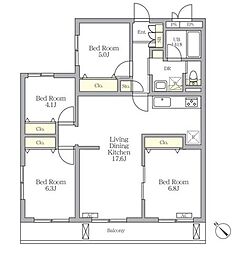 メゾンカルム中落合ノース 305
