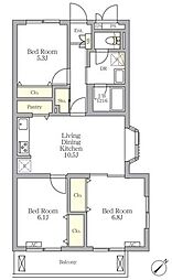 メゾンカルム中落合ノース 101