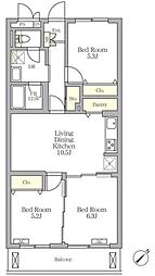 メゾンカルム中落合ノース 102