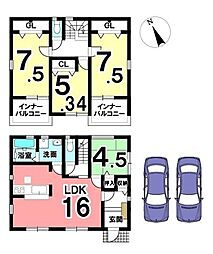 新築戸建 桜井市三輪8期　全2区画