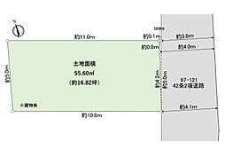 文京区千駄木　建築条件無し売地