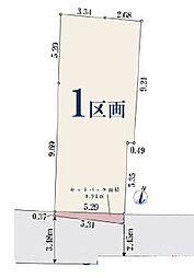 文京区根津　建築条件無し売地