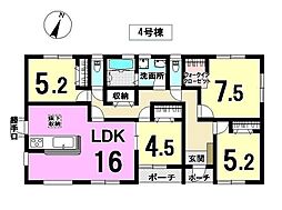 新築戸建 中津川市手賀野会所沢　4区画