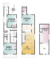 世田谷区粕谷3丁目・新築分譲住宅（全2棟）