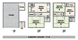 東大阪市　布市町3丁目　中古一戸建