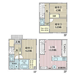 仲六郷四丁目 新築戸建　2棟現場A号棟