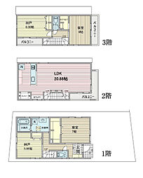 東矢口の新築戸建て