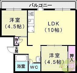 ドミールサニー君影町1号棟