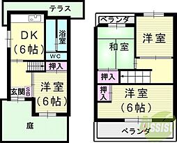 鈴蘭台東町庭付き戸建