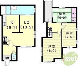 広陵町6丁目貸家