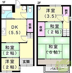 菊水町9丁目3-10貸家 1