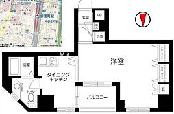 クローバーコート黒門町（Ｃｌｏｖｅｒ　Ｃｏｕｒｔ　Ｋｕｒｏｍ 6F