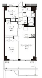 フレンシア洗足池 101