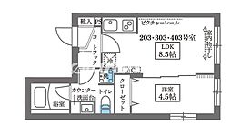 ＣＯＣＯＣＵＢＥ大森西 203
