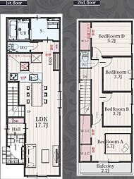 名古屋市緑区桃山1期　2号棟