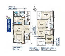 八潮市大字大瀬　新築一戸建て　2ｓｔ　7号棟