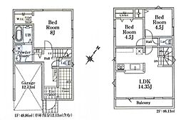 朝霞市根岸台8丁目　新築戸建て　23−1期　1号棟