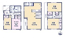 川口市青木3丁目　新築戸建て　1号棟