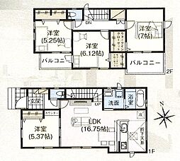 川口市安行吉岡　新築戸建て　2期　1号棟