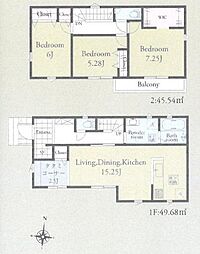 練馬区西大泉4丁目　新築戸建て　23−2期　6号棟