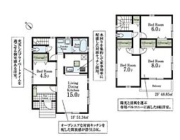 越谷市大里　新築戸建て　第2　1号棟