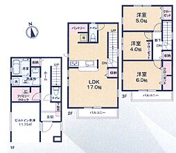 川口市元郷3丁目　新築戸建て　23−1期　1号棟