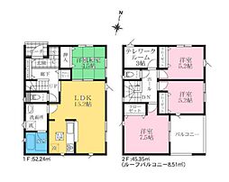 蓮田市西新宿3丁目　新築一戸建て　第8　1号棟