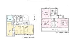 所沢市中新井2丁目　新築一戸建て　13期　1号棟