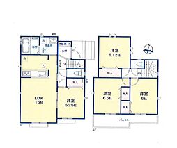 東村山市野口町4丁目　新築一戸建て　Ｐ号棟