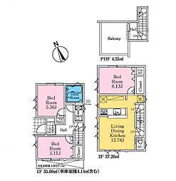 練馬区富士見台3丁目　新築一戸建て　357　1号棟