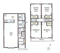 川口市榛松3丁目　新築戸建て　E号棟