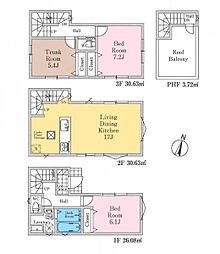 さいたま市南区内谷7丁目　新築一戸建て　702　1号棟