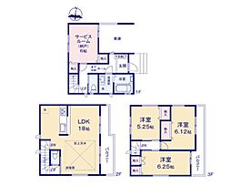 さいたま市中央区大戸5丁目II　新築一戸建て　I期　Ｃ号棟