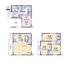 さいたま市中央区大戸5丁目II　新築一戸建て　I期　Ｅ号棟