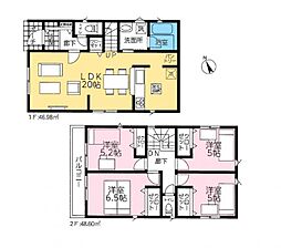 川口市戸塚南5丁目　新築一戸建て　第2　1号棟