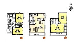さいたま市中央区新中里4丁目　新築一戸建て　1　E号棟