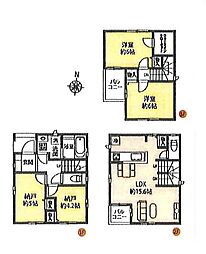 さいたま市中央区新中里4丁目　新築一戸建て　1　J号棟