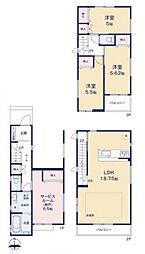 川口市青木1丁目 新築一戸建て C号棟