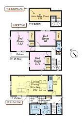 志木市中宗岡5丁目　新築一戸建て　第30　3号棟
