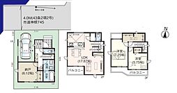 川口市赤山　新築一戸建て　3期　1号棟