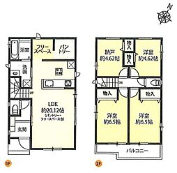 さいたま市北区吉野町2丁目　新築一戸建て　192番　E号棟