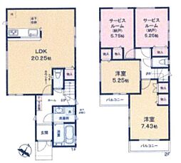 川口市芝宮根町　新築一戸建て　Ｌ号棟
