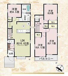 北本市北本2丁目 新築一戸建て 43番 第1 D号棟
