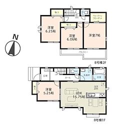 草加市清門2丁目　新築一戸建て　6番　Ｂ号棟