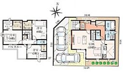 朝霞市岡2丁目　新築一戸建て　5期　1号棟