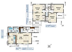 北本市本宿6丁目 新築一戸建て 3期 1号棟