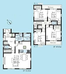 さいたま市西区土屋　新築一戸建て　第2　1号棟